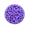 23- Violet mauve MAT/ Perles rondes