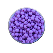 23- Violet mauve MAT/ Perles rondes
