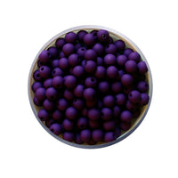 25- Violet impérial MAT/ Perles rondes