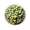 29- Lime MAT/ Perles rondes
