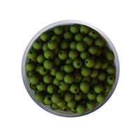 32- Vert olive MAT/ Perles rondes