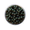 33- Vert basilic MAT/ Perles rondes
