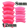 38-Fuchsia marbré 8MM/12MM