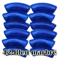 42-Bleu marbré 8MM/12MM
