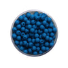 44- Bleu danube MAT/ Perles rondes