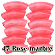 47-Rose marbré 8MM/12MM
