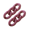 55- Rose taupe glossy / Maillons de chaines - 23MM