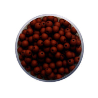 55- Chocolat MAT/ Perles rondes
