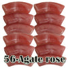 56-Agate rose 12MM