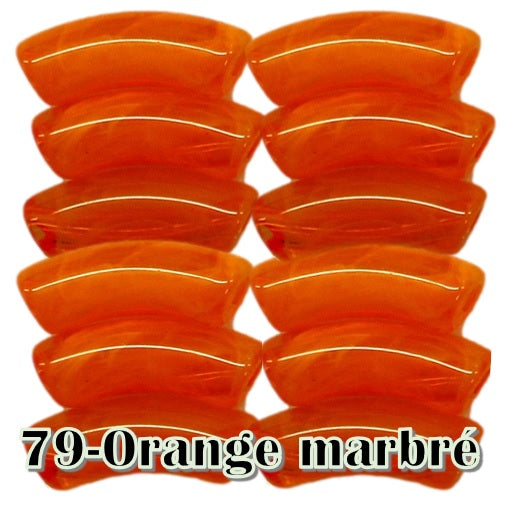 79-Orange marbré 12MM