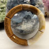 PACKS bracelets, Ton mordoré et or