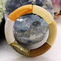 PACKS bracelets, Ton mordoré et or