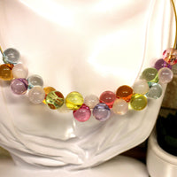 8- Vert/ Bubble beads - 13MM