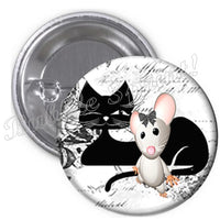 Badge chat et souris