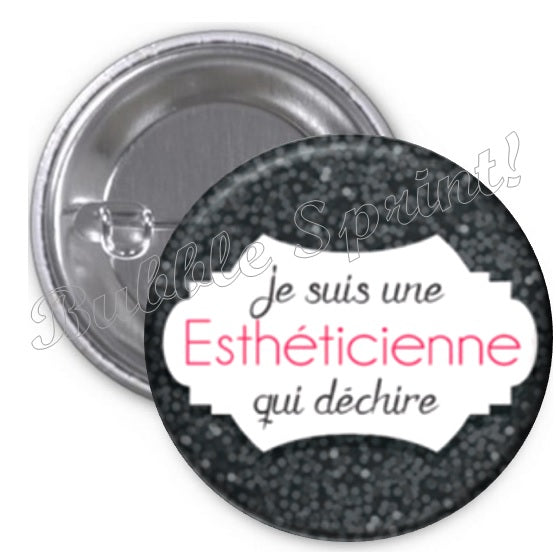 Badge Esthéticienne