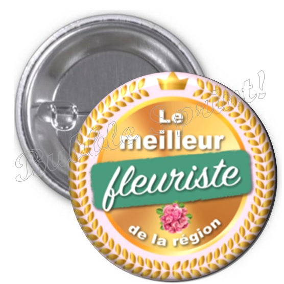 Badge fleuriste