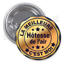 Badge Hôtesse de l'air