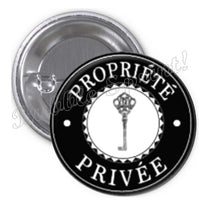 Badge Saint Valentin - Propriété privée