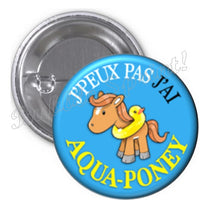 Miroir j'peux pas j'ai... Aqua poney