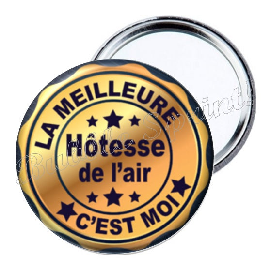 Miroir Hôtesse de l'air