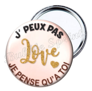 Miroir Saint Valentin - j'peux pas