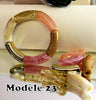 PACKS bracelets, Ton mordoré et or