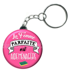 Porte-clés Aide-ménagère