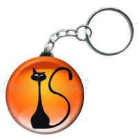 Porte-clés Chat halloween