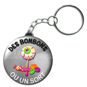 Porte-clés halloween bonbons