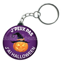 Porte-clés J'peux pas j'ai halloween