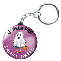 Porte-clés J'peux pas j'ai halloween