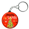 Porte-clés J'peux pas j'ai sapin (noel)