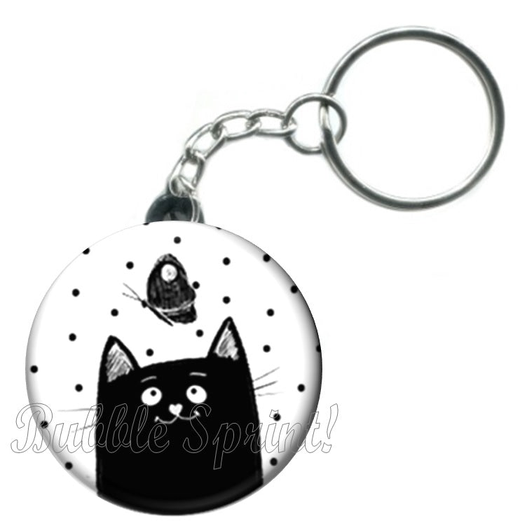 Porte-clés chat