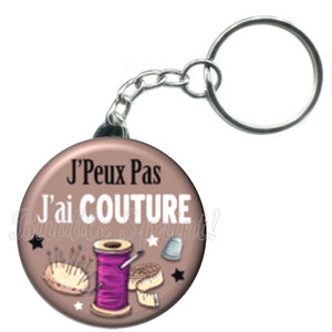 Porte-clés J'peux pas j'ai...