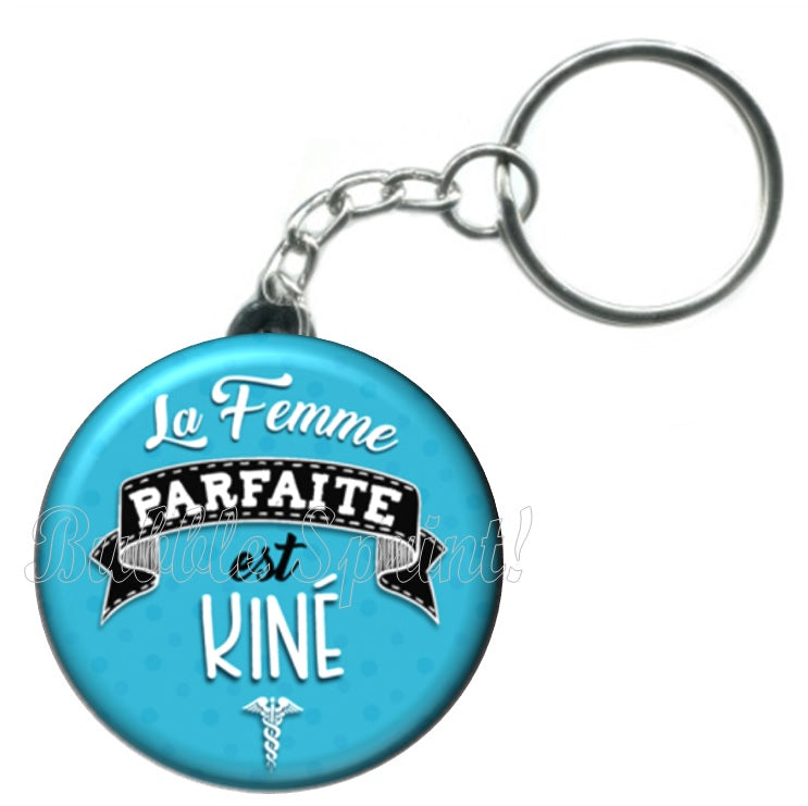 Porte-clés La femme parfaite est kiné