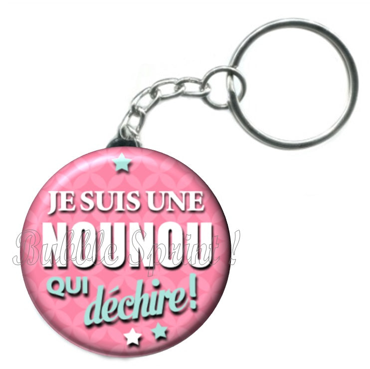 Porte-clés Nounou