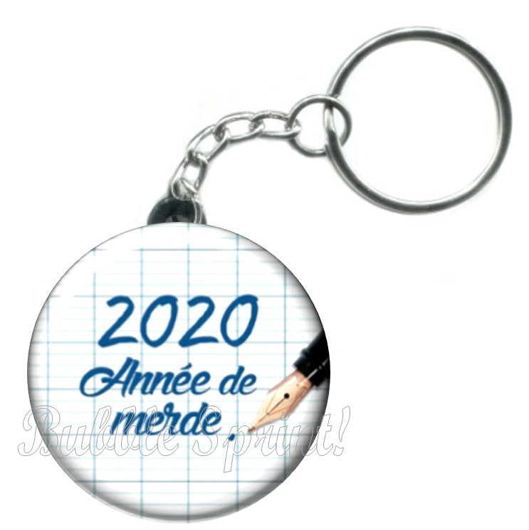 Porte-clés année 2020, année de merde