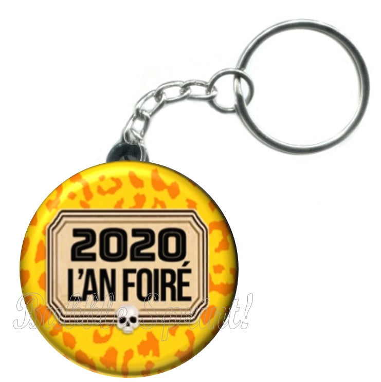Porte-clés année 2020, l'an foiré