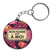 Porte-clés mon homme est à moi