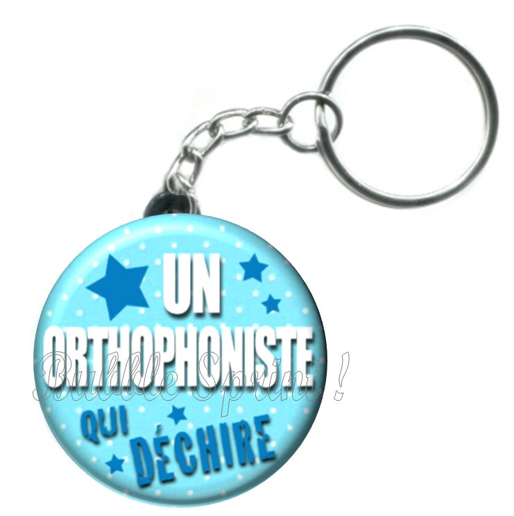 Porte-clés Orthophoniste
