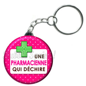 Porte-clés Pharmacienne