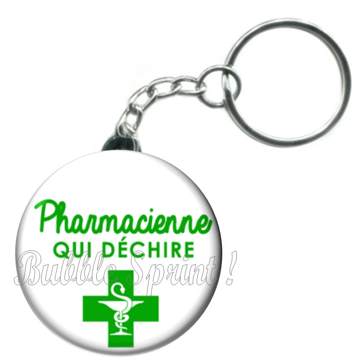 Porte-clés Pharmacienne