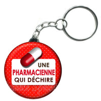 Porte-clés Pharmacienne