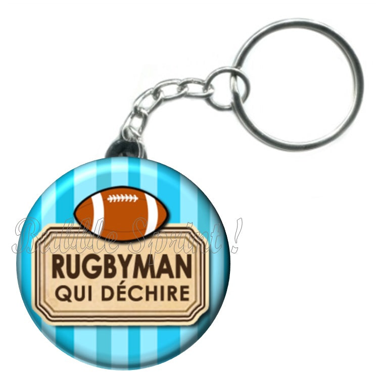 Porte-clés Rugbyman
