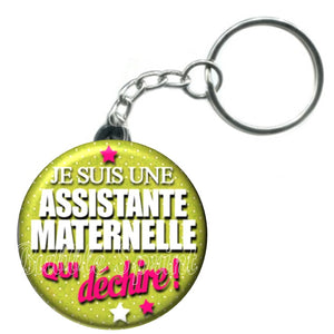 Porte-clés Assistante-maternelle