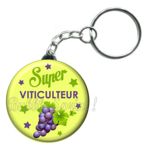 Porte-clés Viticulteur