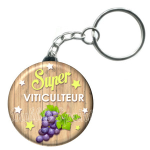Porte-clés Viticulteur