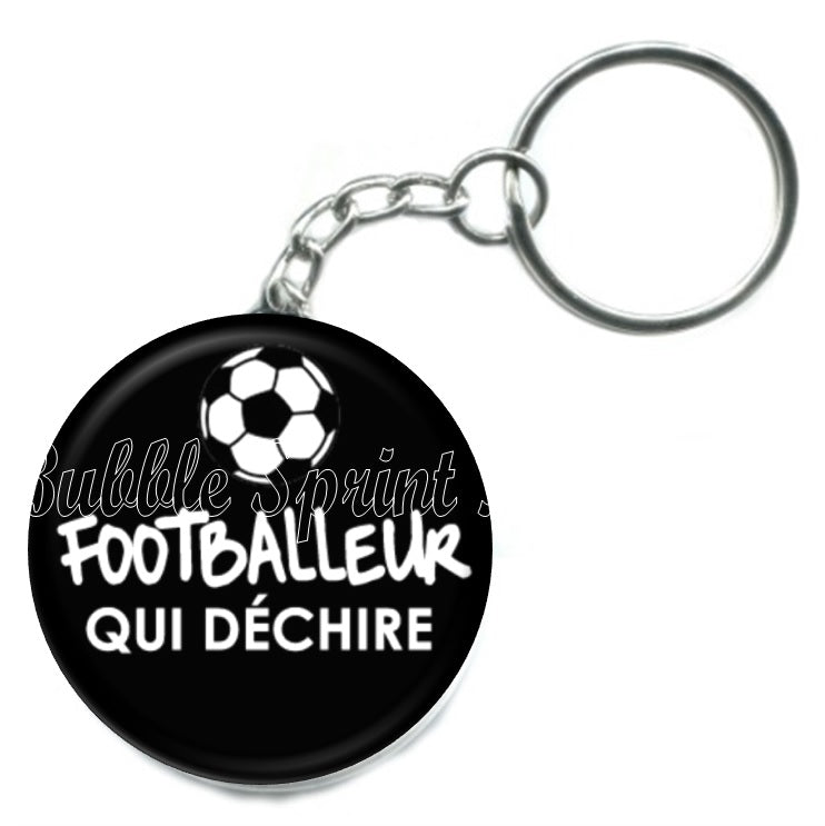 Porte-clés Footballeur