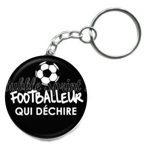 Porte-clés Footballeur