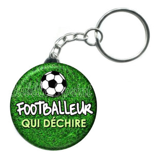 Porte-clés Footballeur